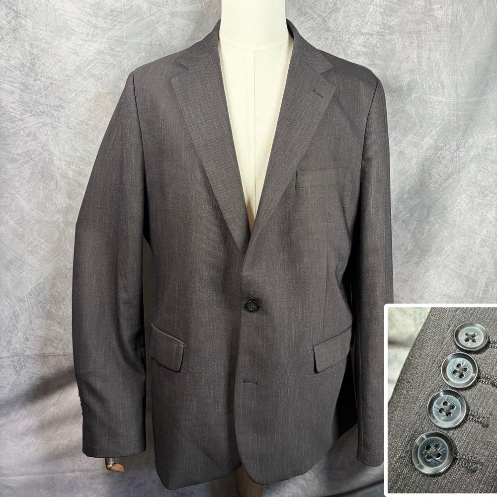 State & Liberty Blazer Sport Coat Mens Stretch Athletic Blazer Surgeon Cuff 46